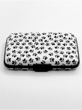 PAW PRINTS CREDIT CARD WALLET